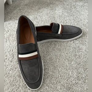 Allen Edmonds Men's Randolph Slip-on Sneaker Gray Size 9